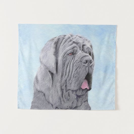 ネポリタン絵画マスチフの – Dog Art タペストリー (正面(横))