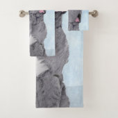 ネポリタン絵画マスチフの – Dog Art バスタオルセット (インサイチュ)