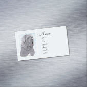 ネポリタン絵画マスチフの – Dog Art マグネット名刺 (インサイチュ)