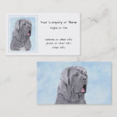 ネポリタン絵画マスチフの – Dog Art 名刺 (正面/裏面)