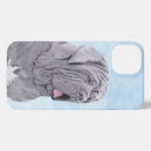 ネポリタン絵画マスチフの – Dog Art iPhoneケース (裏面横)