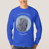 ネポリタン絵画マスチフの – Dog Art Tシャツ (正面)