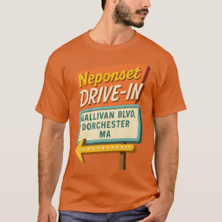 ネポンセット ドライブイン - マサチューセッツ州ドーチェスター Tシャツ