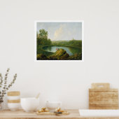 ネミ湖の油 ポスター (キッチン)