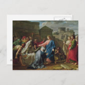 ネムの未亡人の子を復活させるイエス ポストカード (正面/裏面)