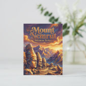ネムルト山, カフタ, 南東部 ポストカード (スタンド正面)