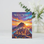 ネムルト山 トルコ ポストカード (スタンド正面)