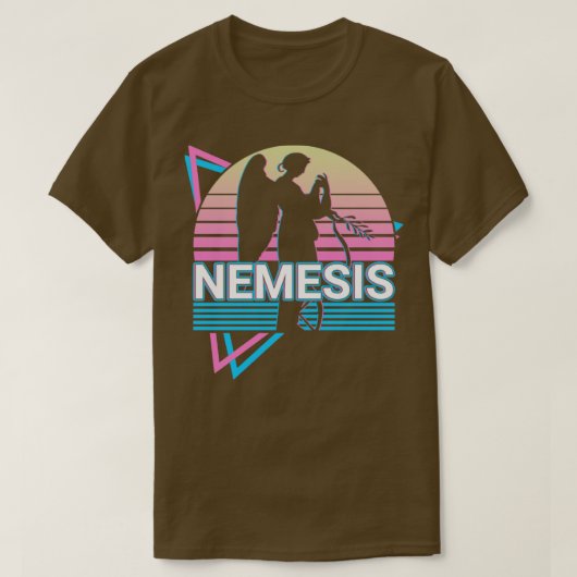 ネメシギリシャ女神古代ギリシャ神話のリトル Tシャツ (デザイン正面)