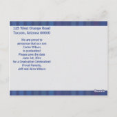 ネモダンオンサインの卒業式が節約 ポストカード (裏面)