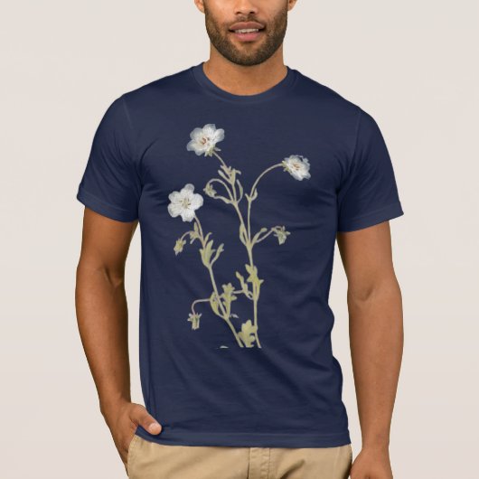 ネモフィラの花 Tシャツ (正面)