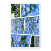 ネモフィラ（赤ちゃん青い目） マグネット (縦)