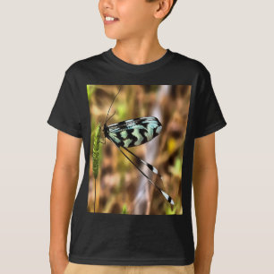 ネモプテラ・ビペニス・スプーン・ウィング昆虫芸術 Tシャツ