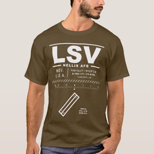 ネリス空軍基地LSV Tシャツ (正面)