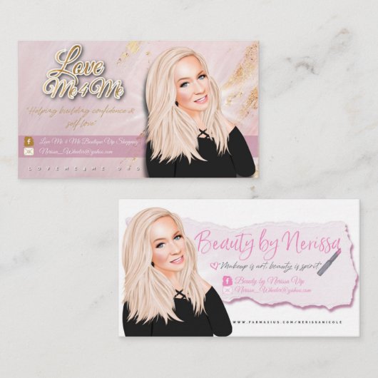 ネリッサ名刺  名刺 (正面/裏面)