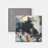 ネリ遊デスの1886年アーノルド・ボックリン マグネット (正面/裏面)