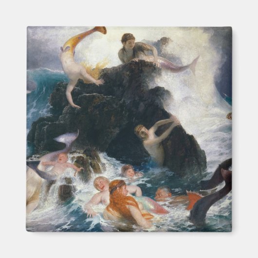 ネリ遊デスの1886年アーノルド・ボックリン マグネット (正面)