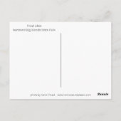 ネルスタンドビッグウッズ州パークハガキ ポストカード (裏面)