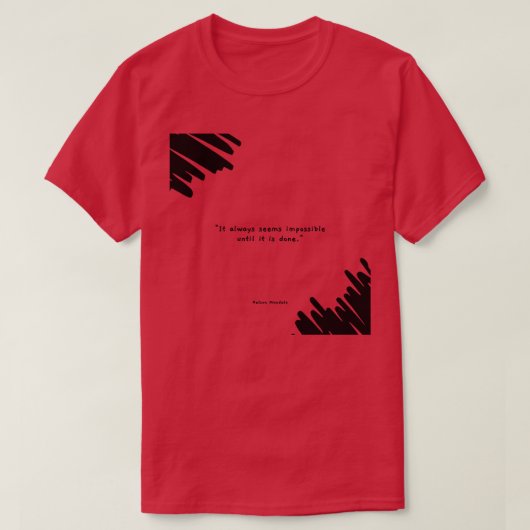 ネルソンが終わるまで不可能に思える Tシャツ (デザイン正面)