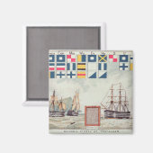 ネルソンのトラファルガーでの合図 マグネット (正面/裏面)