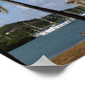 ネルソンのドックヤードinアンティグア・キャンバス・プリント ポスター (角)