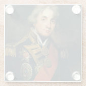 ネルソンのポートレート ガラスコースター (裏面)