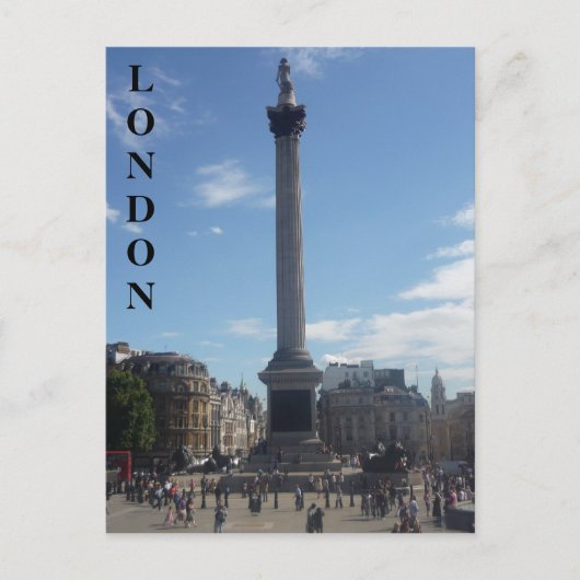 ネルソントラファルガロンドン ポストカード (正面)