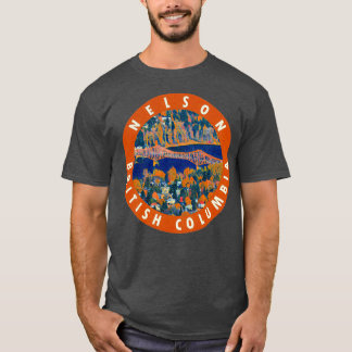 ネルソンブリティッシュコロンビアヴィンテージトラベルデカール Tシャツ