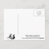 ネルソンマンデラ南アフリカ旗 ポストカード (裏面)