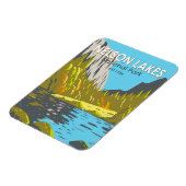 ネルソンレイクスナショナルパークニュージーランドヴィンテージ マグネット (左側)