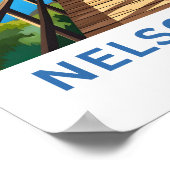 ネルソンレイクニュージーランド旅行ポスター ポスター (角)