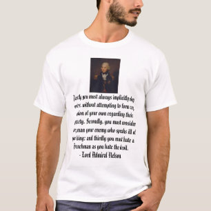 ネルソン主海軍大将 Tシャツ