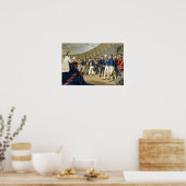 ネルソン卿の船に乗った祈りの言葉の船員 ポスター (キッチン)