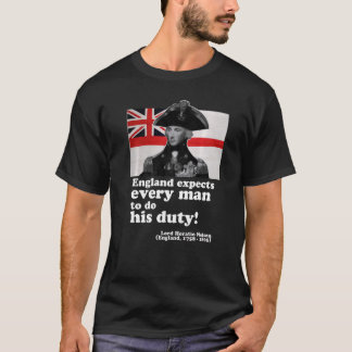 ネルソン卿は、それが正しいことのスローガンを行うと言っている Tシャツ