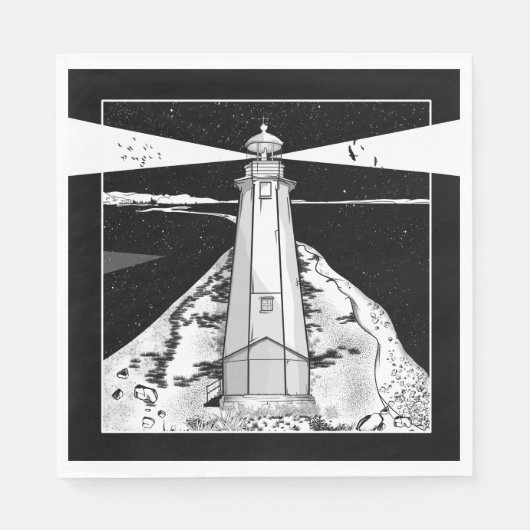 ネルソン大きい石バンク スタンダードランチョンナプキン (正面)