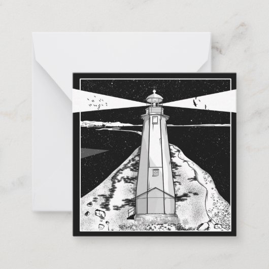 ネルソン大きい石バンク ノートカード (正面)