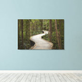 ネルソン秋へのボードウォーク， Franklin - Gordon キャンバスプリント (インサイチュ (ウッドフロア))