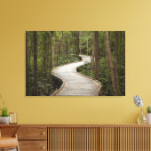 ネルソン秋へのボードウォーク， Franklin - Gordon キャンバスプリント (インサイチュ (リビング))