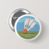 ネルソン・アトキンス美術館シャトルコックピン 缶バッジ (正面&裏面)