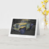 ネルソン・オールドトラック カード (黄色い花)