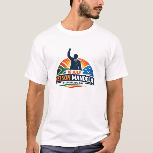 ネルソン・マンデラ国際デー Tシャツ (正面)