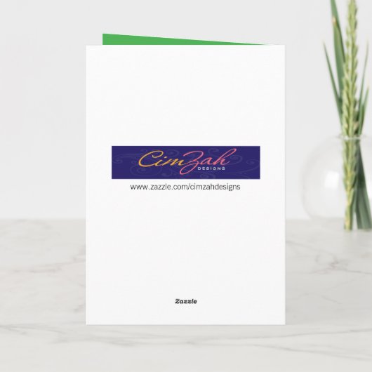 ネルディおもしろいーロボットが年齢誕生日カードを計算 カード (裏面)