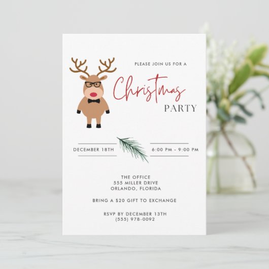 ネルディトナディアオフィスクリスマスパーティー 招待状 (スタンド正面)