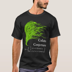 ネルディ・コラッツの推測3N 1緑の海藻計算T Tシャツ
