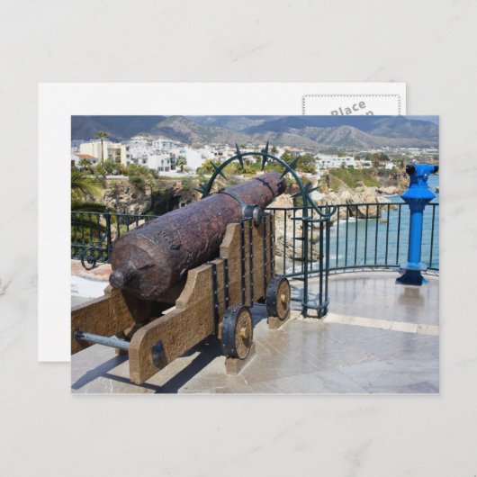 ネルハのバルコン・デ・ヨーロッパに大砲 ポストカード (正面/裏面)