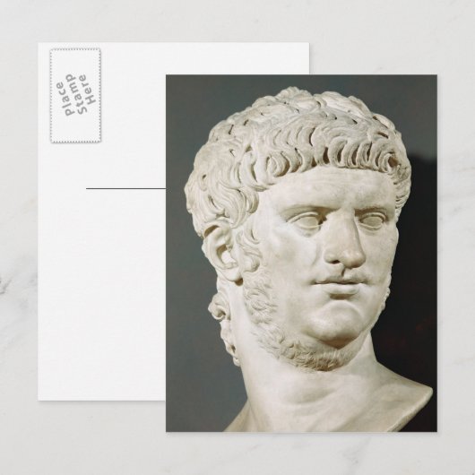 ネロの胸像 ポストカード (正面/裏面)