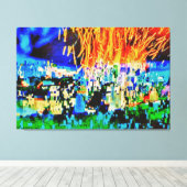 ネロ・フィドル…マックスウェル・カー キャンバスプリント (インサイチュ (ウッドフロア))