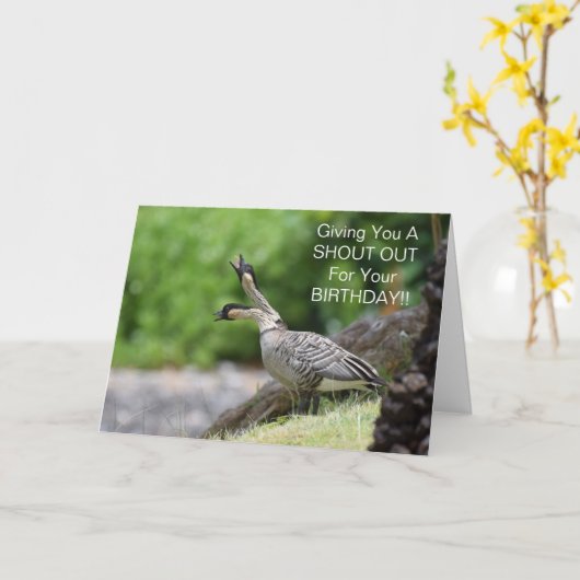 ネングース カード (黄色い花)