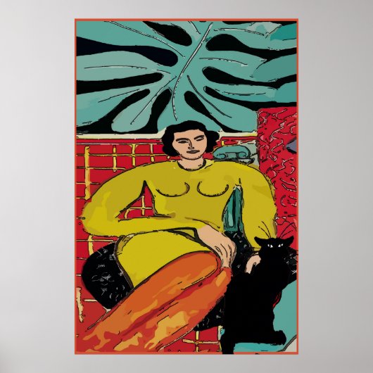 ネンシーと猫とシダのポスター ポスター (正面)