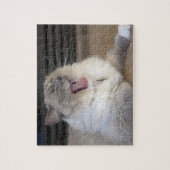 ネヴァマスカレード猫のあくび ジグソーパズル (縦)