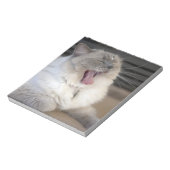 ネヴァマスカレード猫のあくび ノートパッド (回転)
